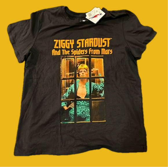 DAVID BOWIE ZIGGY Stardust Spider Black Autorisé T-shirt Hommes EUR 37,13 - FR DAVID BOWIE ZIGGY Stardust Spider Black Autorisé T-shirt Hommes EUR 37,13 - FR